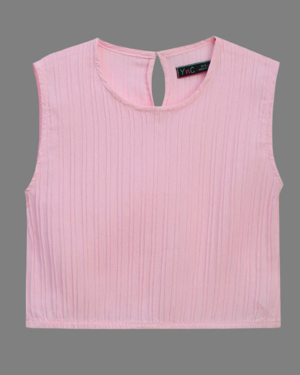 StreetVibe Cropped Woven Crop Top