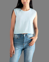 StreetVibe Cropped Woven Crop Top