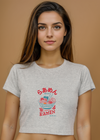 StreetVibe Cropped Graphic Print Tee Ramen