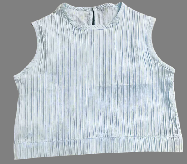 StreetVibe Cropped Woven Crop Top