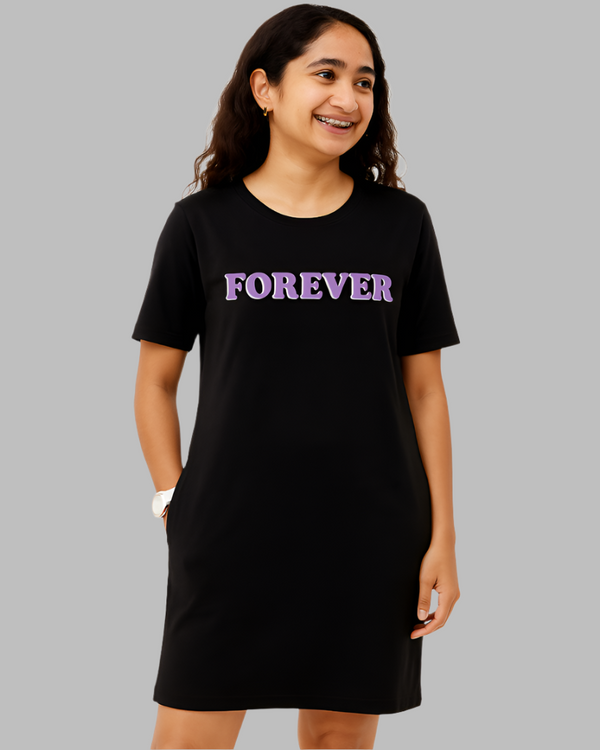 Forever DressUrbanTwirl Graphic Print Knit Dress