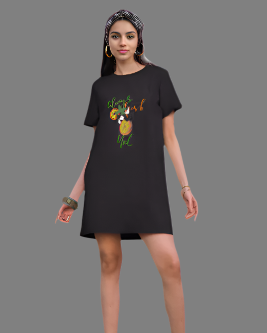 UrbanTwirl Graphic Print Knit Dress