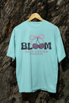 Teen girl wearing oversized graphic t-shirt with 'Bloom Image' design – streetwear style by YoungnCool - YnCLife