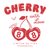 Teen girl graphic t-shirt with 'Cherry Bliss' design – streetwear style by YoungnCool-YnCLife