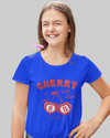 Teen girl wearing graphic t-shirt with 'Cherry Bliss' design – streetwear style by YoungnCool-YnCLife