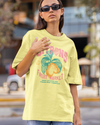 Teen girl wearing oversized graphic t-shirt with 'Citron' design – streetwear style by YoungnCool-YnCLife