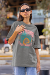 Teen girl wearing oversized graphic t-shirt with 'Citron' design – streetwear style by YoungnCool-YnCLife