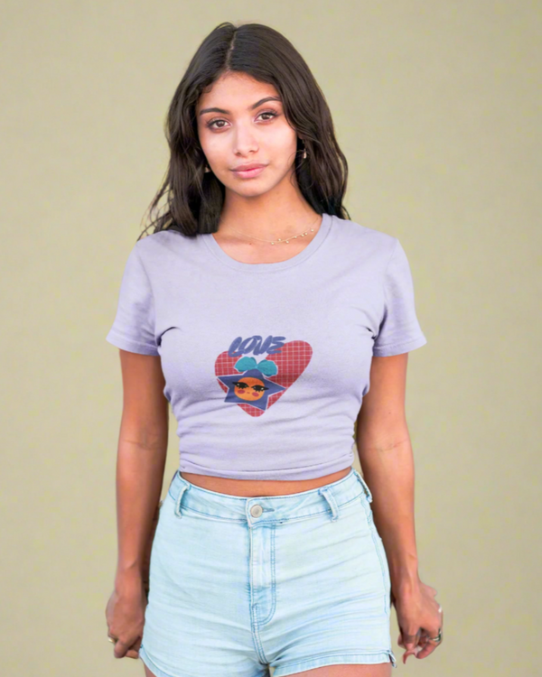 StreetVibe Cropped Graphic Print Tee Anime