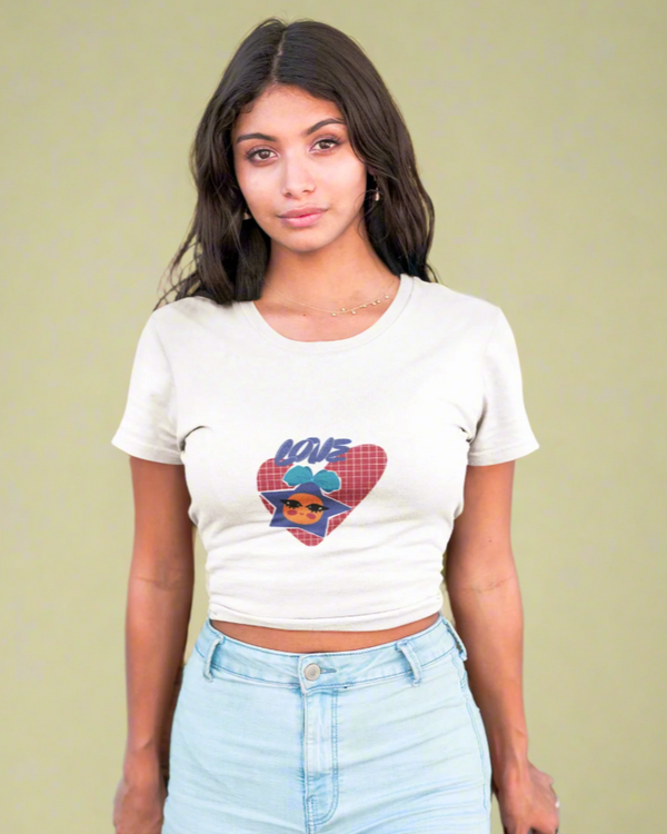 StreetVibe Cropped Graphic Print Tee Anime