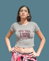 StreetVibe Cropped Top - 1978 NY