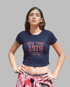 StreetVibe Cropped Top - 1978 NY