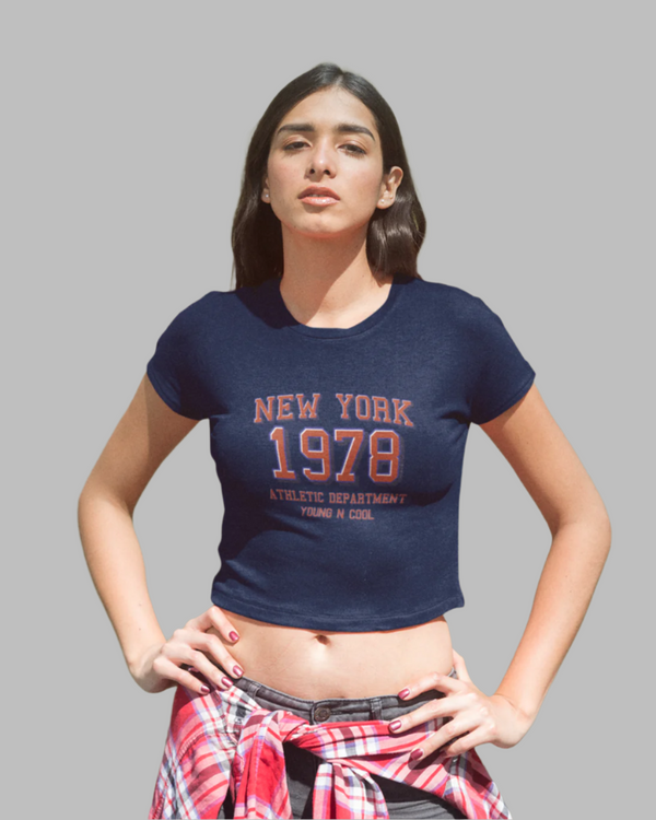 StreetVibe Cropped Top - 1978 NY