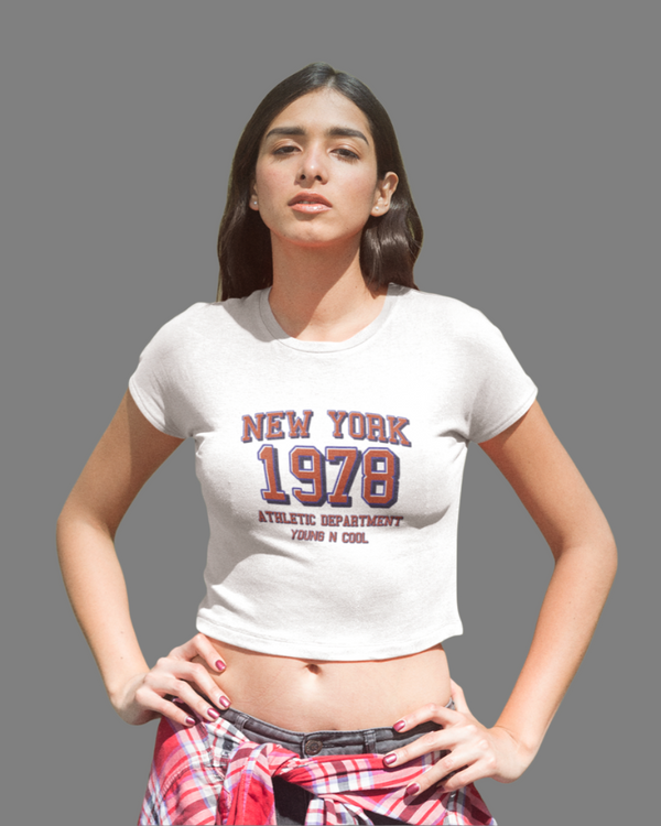 StreetVibe Cropped Top - 1978 NY