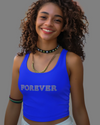 StreetVibe Cropped Tank Top Forever