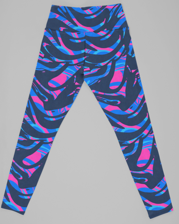 Energy Flow Legging 109 Bright lines blue