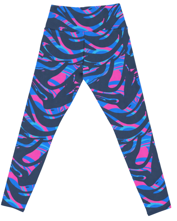 Energy Flow Legging 109 Bright lines blue