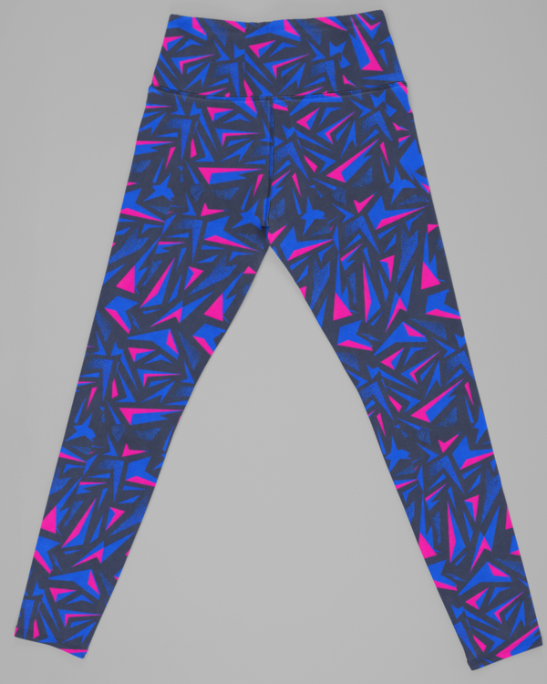 Energy Flow Legging 114 Blue Geometry