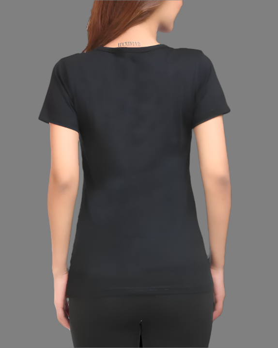 Teen girl wearing oversized graphic t-shirt with 'Rock Star' design – streetwear style by YoungnCool.