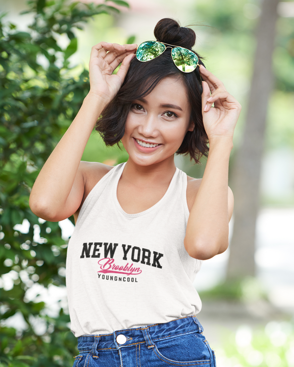 StreetVibe Cropped Tank Top new York Brk