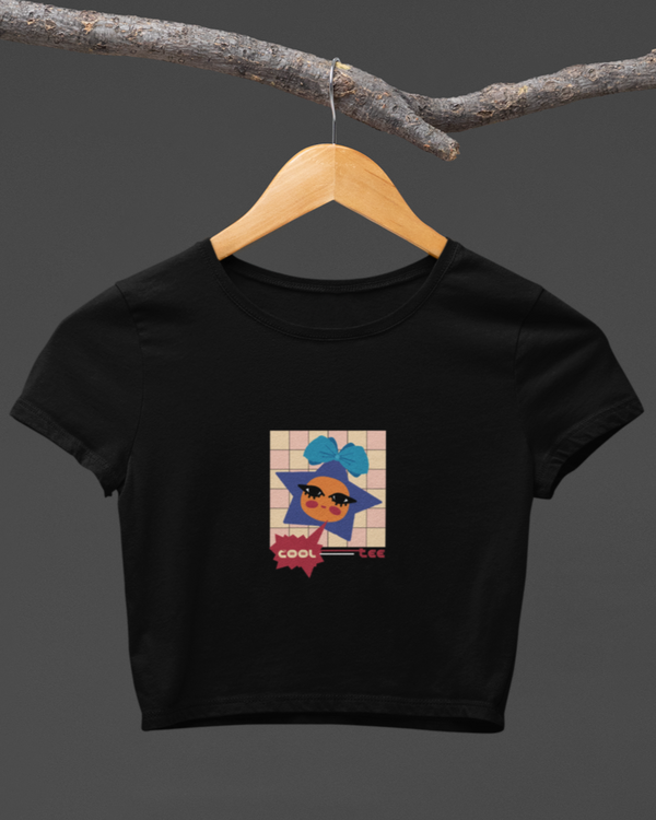 StreetVibe Cropped Graphic Print Tee Animes