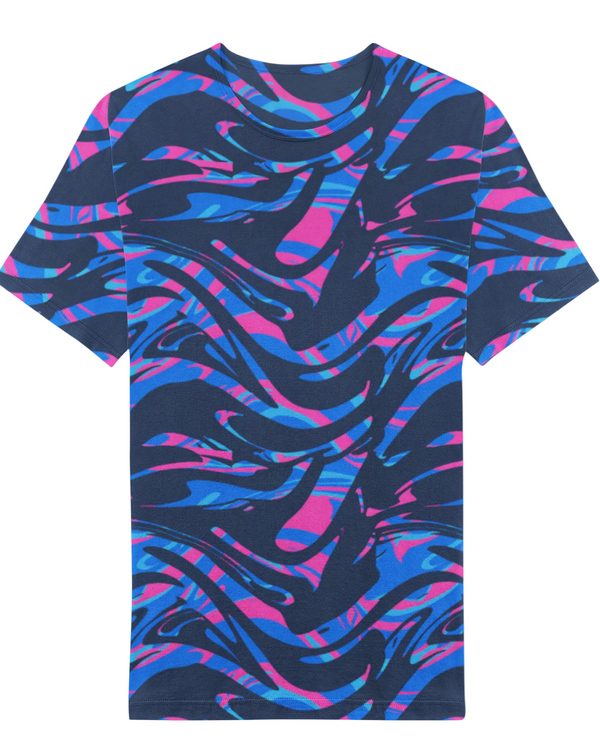 FlowFlex Activewear tee 109 Bright lines blue
