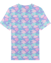 FlowFlex Activewear tee 111 BluPink Chaos