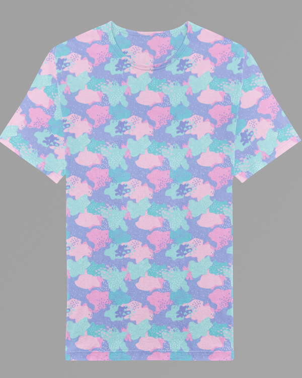 FlowFlex Activewear tee 111 BluPink Chaos