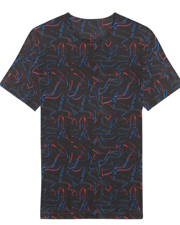 FlowFlex Activewear tee 103 Bright lines black