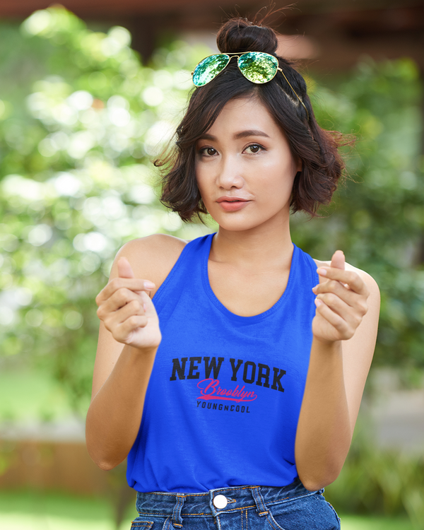 StreetVibe Cropped Tank Top new York Brk
