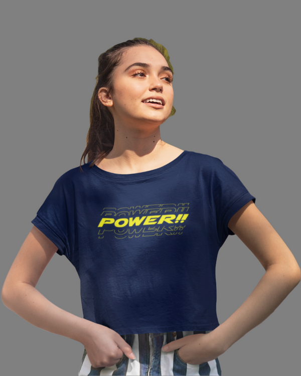 StreetVibe Cropped Top Power