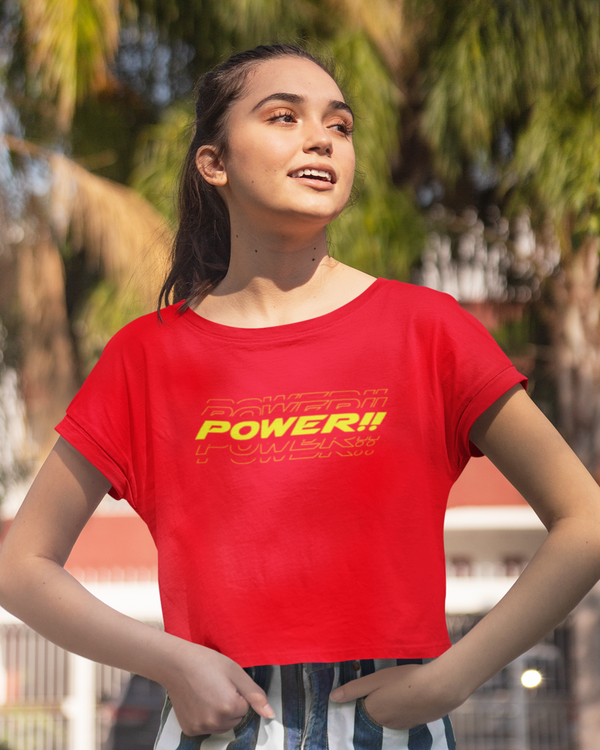 StreetVibe Cropped Top Power