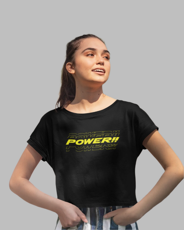 StreetVibe Cropped Top Power