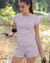 FlowFlex Activewear tee 108 Purple Butterfly