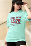 Teen girl wearing oversized graphic t-shirt with 'New York City Print' design – streetwear style by YoungnCool-YnCLife
