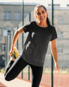 FlowFlex Activewear tee 104 Black Dots