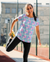 FlowFlex Activewear tee 111 BluPink Chaos