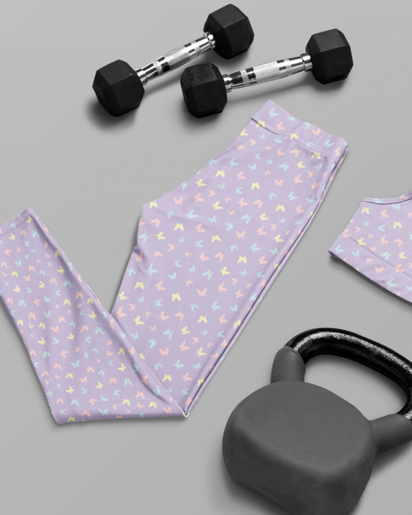 Energy Flow Legging 108 Purple Butterfly