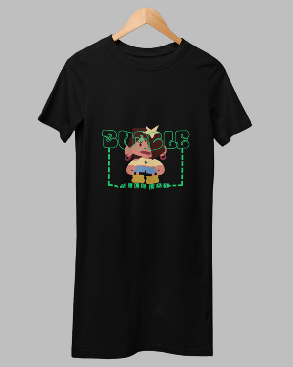 UrbanTwirl Graphic Print Knit Dress