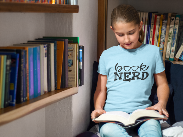 StreetVibe Classic Graphic Print T Shirt-Book Nerd
