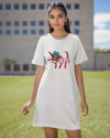 UrbanTwirl Graphic Print Knit Dress