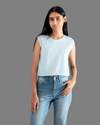 StreetVibe Cropped Woven Crop Top
