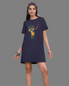 UrbanTwirl Graphic Print Knit Dress