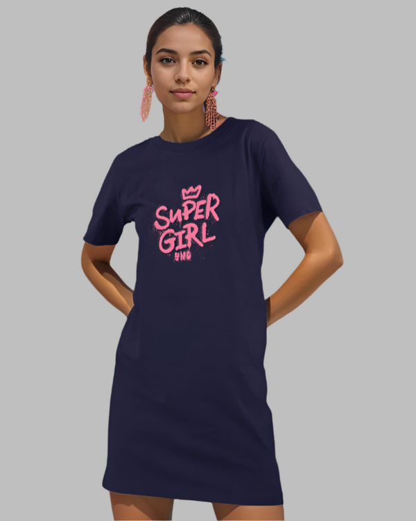 UrbanTwirl Graphic Print Knit Dress Rock Dress
