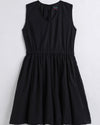 Black Parachute Sleeveless dress 