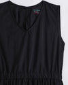Black Parachute Sleeveless dress 