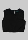 StreetVibe Cropped Woven Crop Top