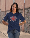 Teen girl wearing graphic t-shirt with design – streetwear style by YoungnCool- YnCLife