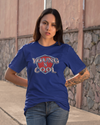 Teen girl wearing graphic t-shirt with design – streetwear style by YoungnCool- YnCLife