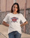 Teen girl wearing graphic t-shirt with design – streetwear style by YoungnCool- YnCLife