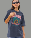 Teen girl wearing oversized graphic t-shirt with 'Citron' design – streetwear style by YoungnCool-YnCLife